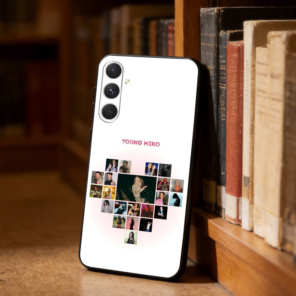 Singer Young M-Miko   Phone Case For Samsung S26,S25,S24,S23,S22,S21,Ultra,Plus,FE Black Soft Cover