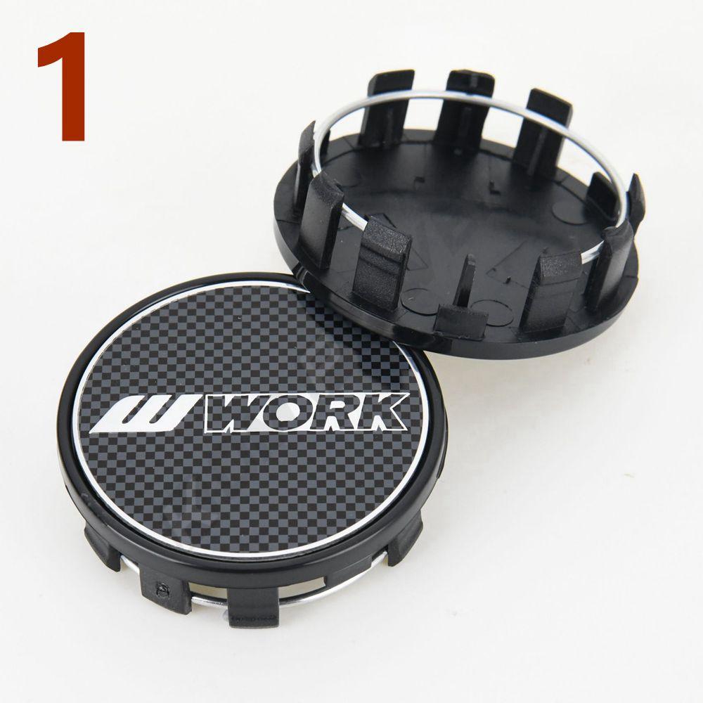 

4PCS OD 54MM / ID 50MM Rim Cap WORK EMOTION EQUIP MEISTER VS Logo Wheel Center Cap Wheel Cover Hubcaps