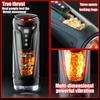 3 In 1 Hands-Free Male Masturbator with 9 Vibration Modes, 8 Insertion Modes and Heated 3D Textured Tunnel Adult Toys and Games