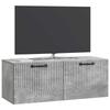 Wall Mounted TV Cabinet Concrete Grey 78.5 x 31 x 30 cm