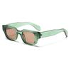 Ins Popular Fashion Square Candy Color Sunglasses Women Retro Punk Blue Green Shades Uv400 Men Trending Sun Glasses