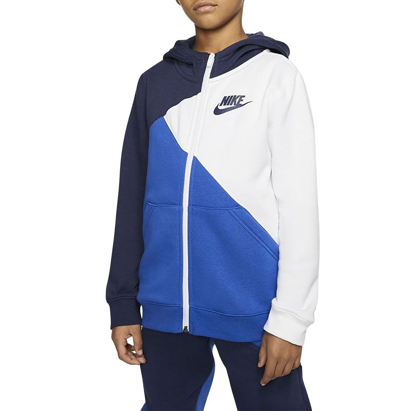 Nike Sweatshirt Blue White Kids  CJ7868-410 M