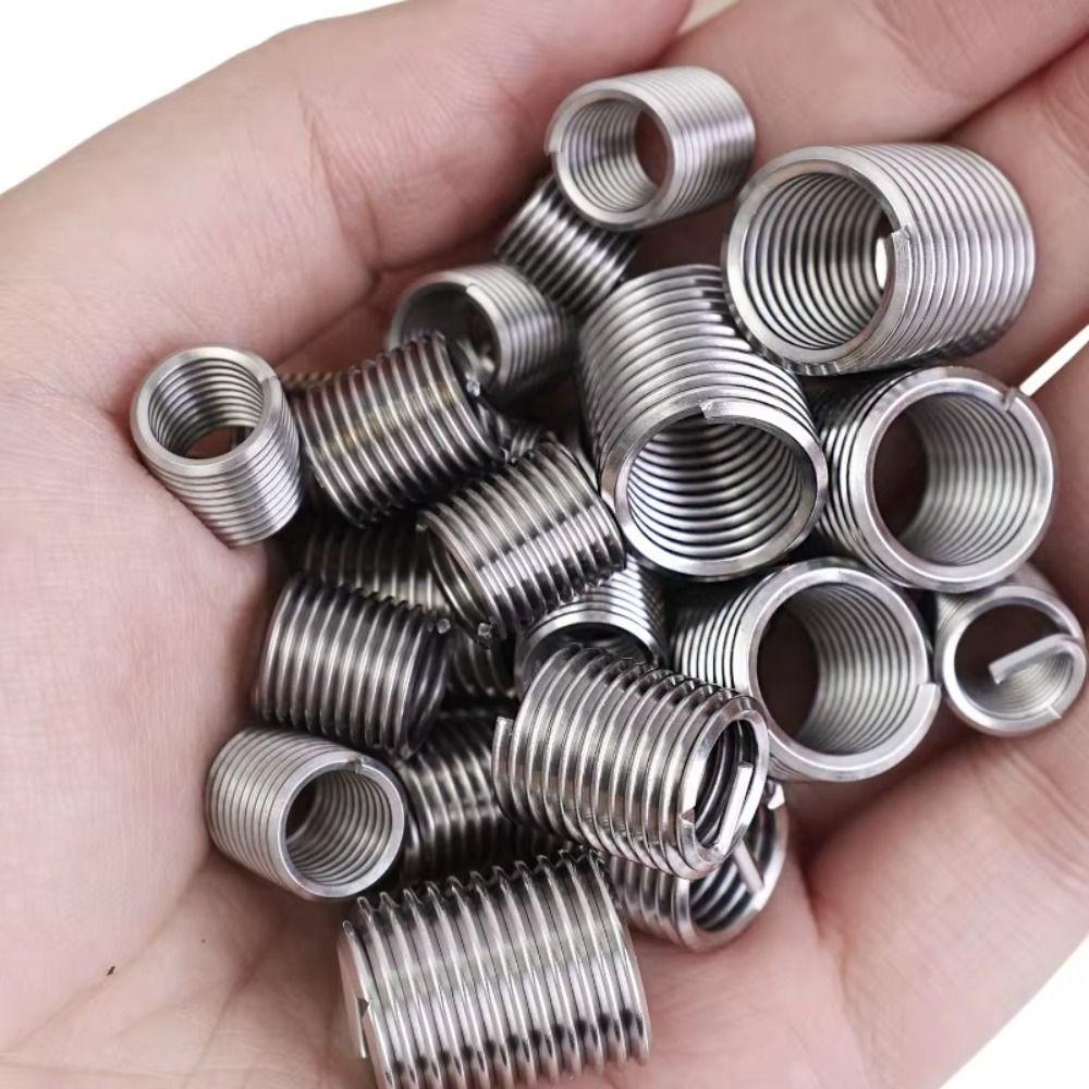 Stainless Steel Wire Thread Insert Durable Screw Sleeve Threaded Insert  Hardware Repair