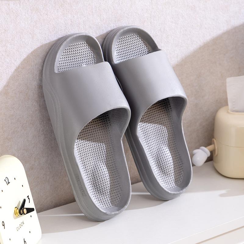 Purple Women Shoes Summer Slippers Flip Flops Indoor Home Mute Shoes EVA Soft-soled Shoes Cloud Slides Couples Non-slip Sandals
