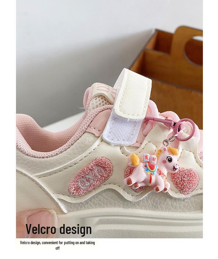 Versatile Women's and Kids' White Skate Shoes - Spring/Autumn Casual Fashion 2026