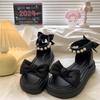 Girls' Sandals Pearl Bow Princess Shoes Summer New Children's Beach Shoes Girls Soft Sole Sandals