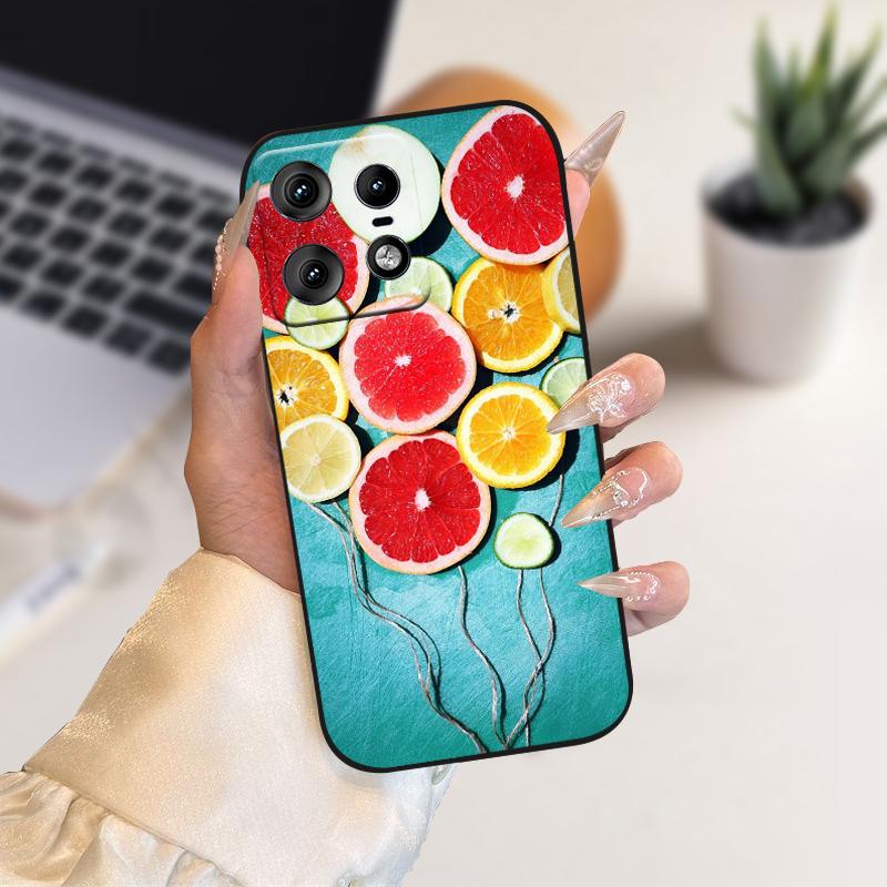 Case For Motorola Edge50 Pro Capa 50s Pro Cute Soft Silicone TPU Phone Cover For Moto Edge 50 Fusion 5G Shockproof Bumper Fundas
