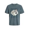 Men's Anthracite Grey Cotton T-shirt Sully
