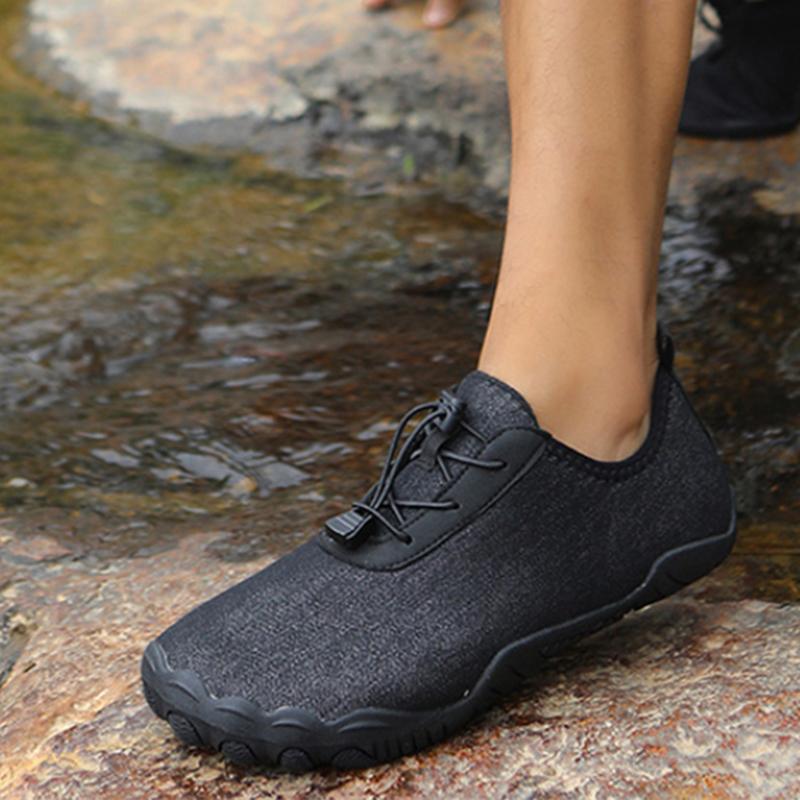 Men And Women Swimming Shoes Stream Shoes Spring And Summer Mesh Flat-Soled Lightweight Breathable Large-Size Footwear Sneakers