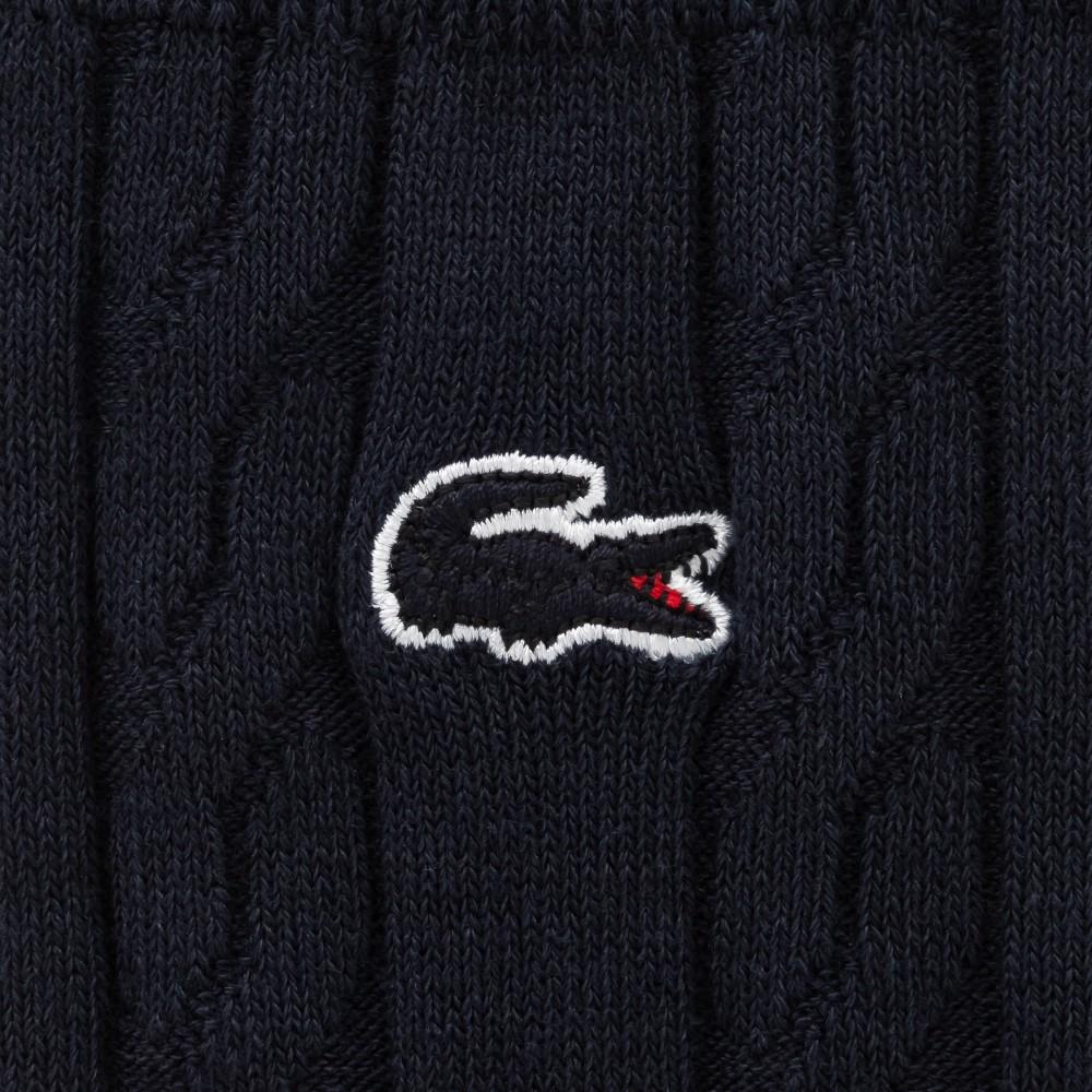 [lacoste] Women's Cable Mid Socks RA194E-56G166
