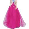 Elegant Cross-Border Women's Layered Tulle Skirt with Bow Belt for Weddings and Parties