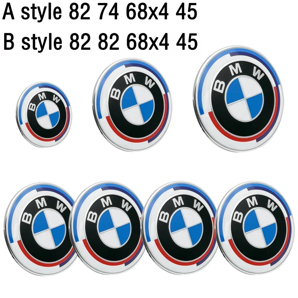 7Pcs Car Hood Front Rear Trunk Emblem original Logo E36 E46 E53 E39 E90 E60 E93 E87 E34 G20 X3 X5 F30 F20 X6 accessories RUNTB1