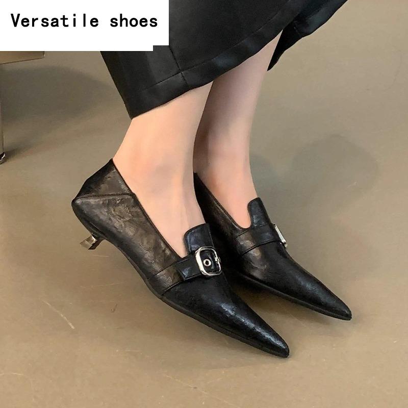 Сексуальные женские туфли с острым носком на шпильках — фото 6