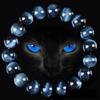 Natural 3A Tiger Eye Stone Bracelet - Colored Buddhist Prayer Beads Handcrafted Jewelry