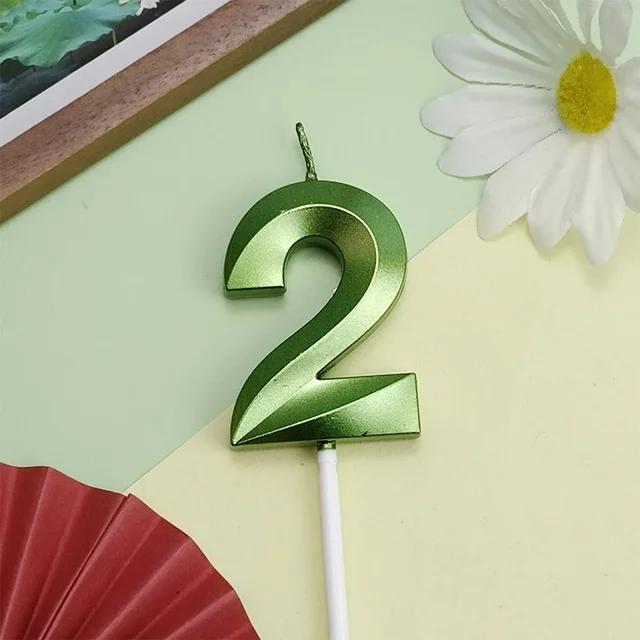 Hot Sale Opera House Birthday Number Candles Creative Party High Quality Anniversary Celebration Digital Cake Decorative Candles