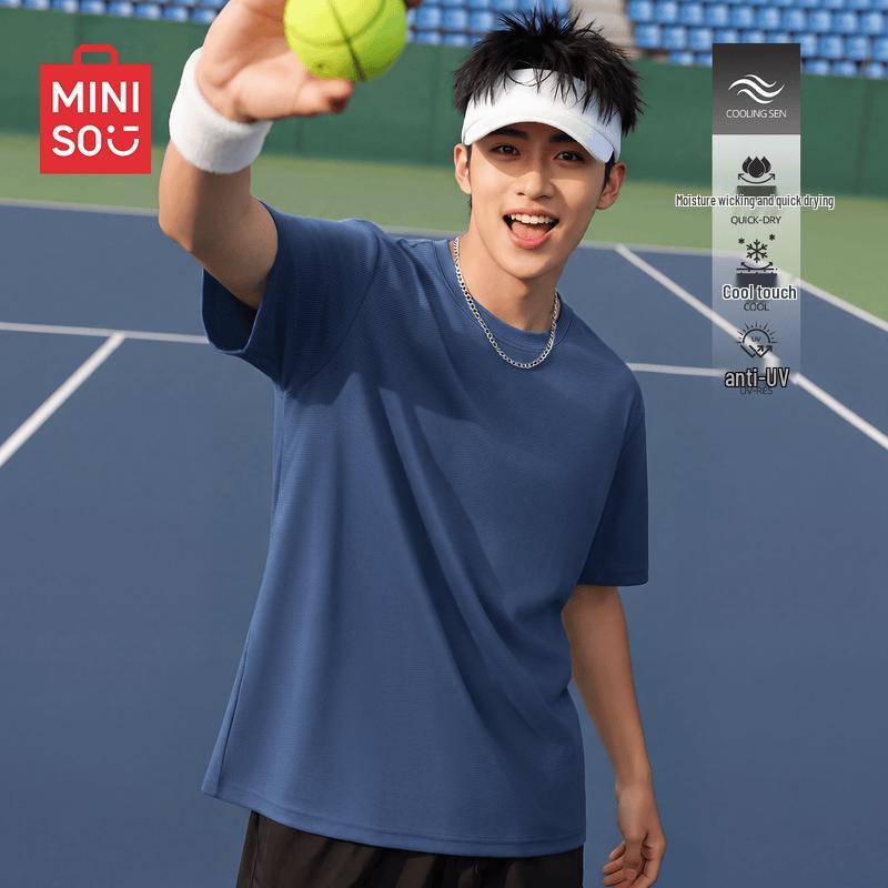 MINISO Men's Quick-Dry Half-Sleeve T-Shirt