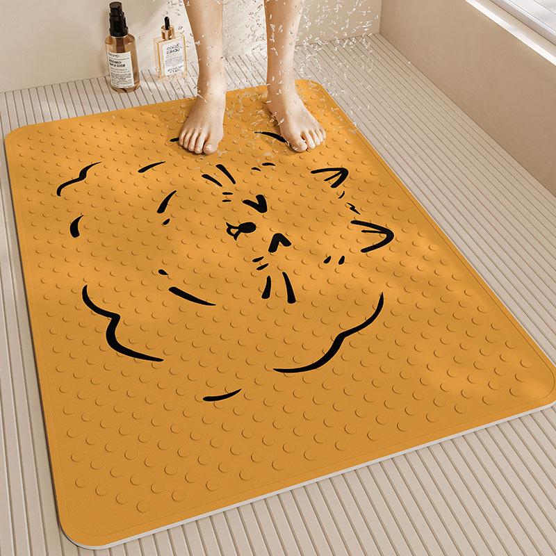 Bathroom Anti-slip Floor Mats Home Use Children  Pregnant Women  Bathing Anti-fall Suction Cup Pads  Shower Room  Toilet Massage Foot Mats