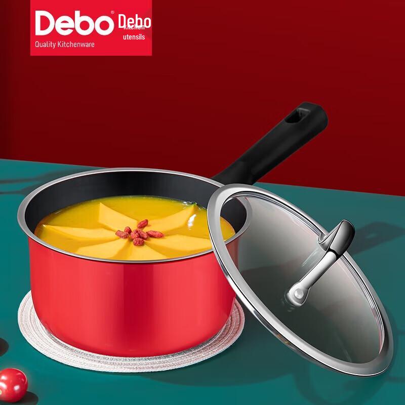 Debo Himalayan 18cm Ceramic-Steel Milk/Soup Pot