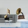 Creative Resin Music Note Figurine Vintage Tabletop Ornament Collectible Sculpture Retro Centerpiece