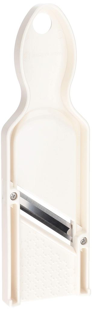 Nagao Mini Made In Tsubame-Sanjo Double-Edged Slicer, White, Japan, AMS-610