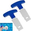 Stainless Steel Eyeball Seat Removal Tool Return Fitting Removal Tool  For Inground Pools