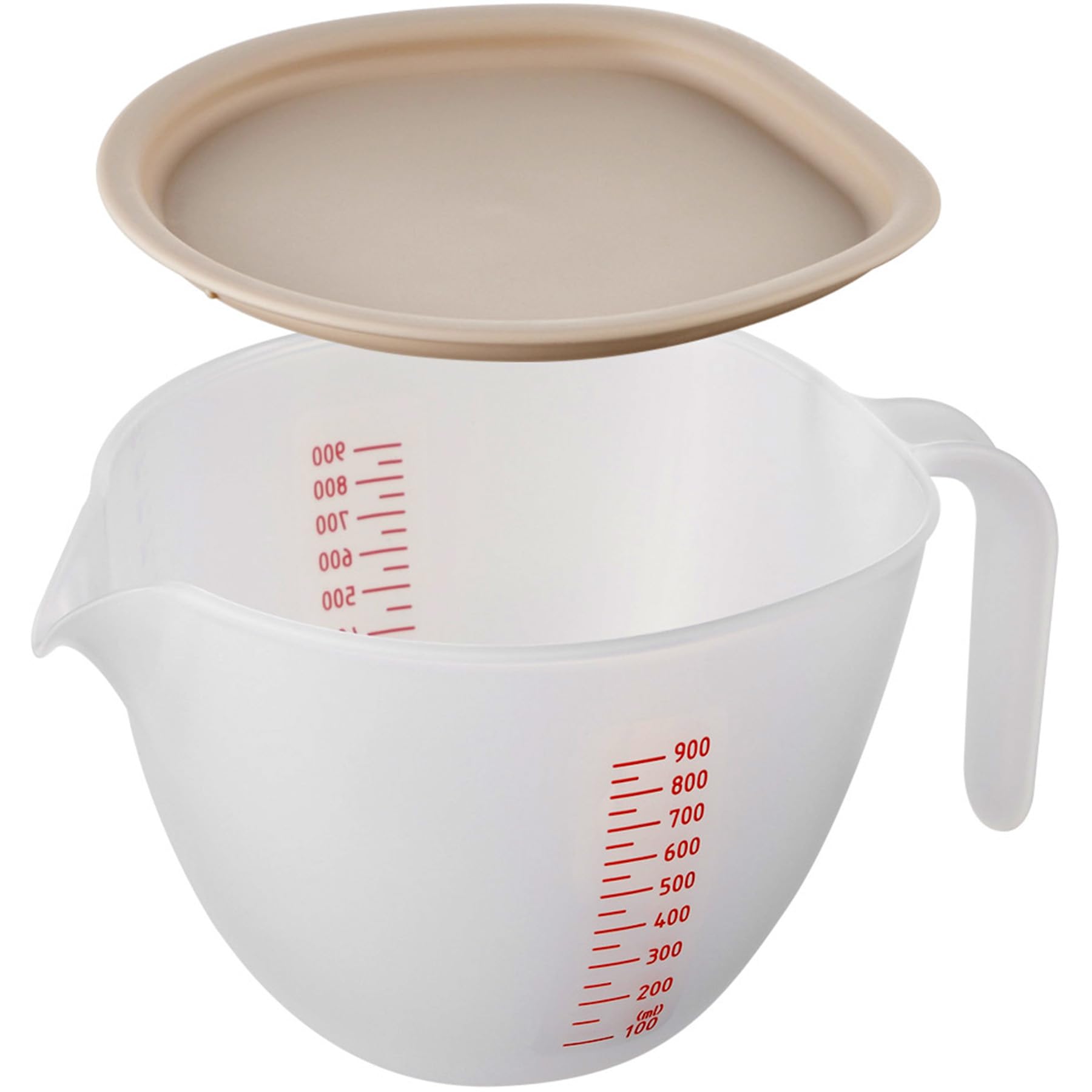Large lidded perfect for everyday use bowl, gray, (CH-2122)