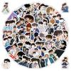 103PCS Cartoon Anime Detective Conan Stickers Cool Graffiti Sticker Scrapbook Luggage Laptop Guitar Car Bike Skateboard Toy
