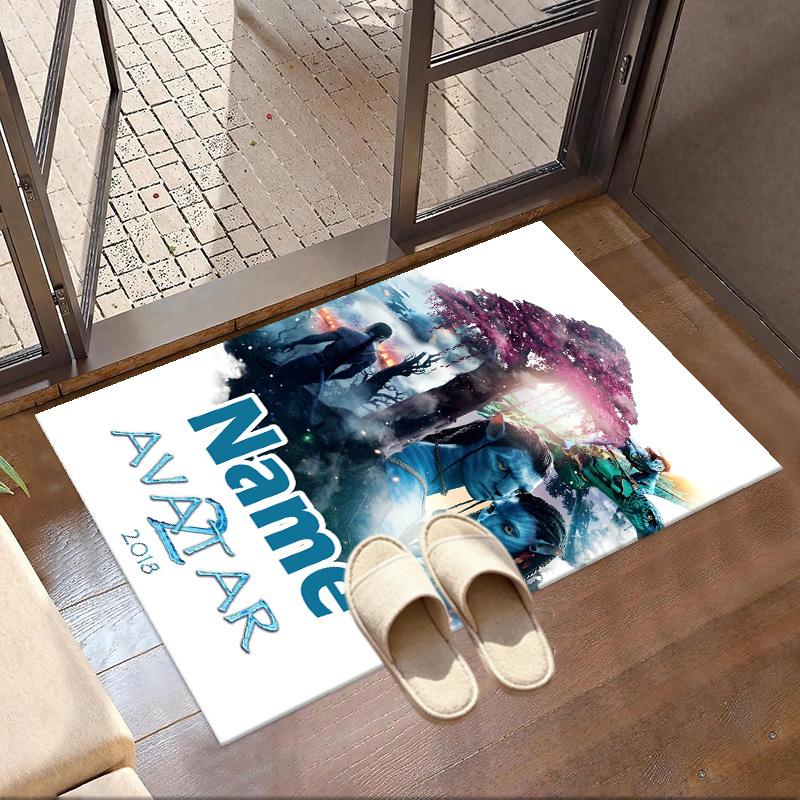 Custom Name Personalized Avatar Print Carpet, Versatile Home Decor Rug, for Playroom, Apartment, Balcony, Entryway, Hallway Gift