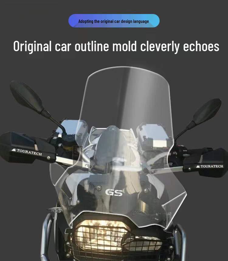 BMW F700GS/F800GS/F650GS Enhanced Windshield Deflector