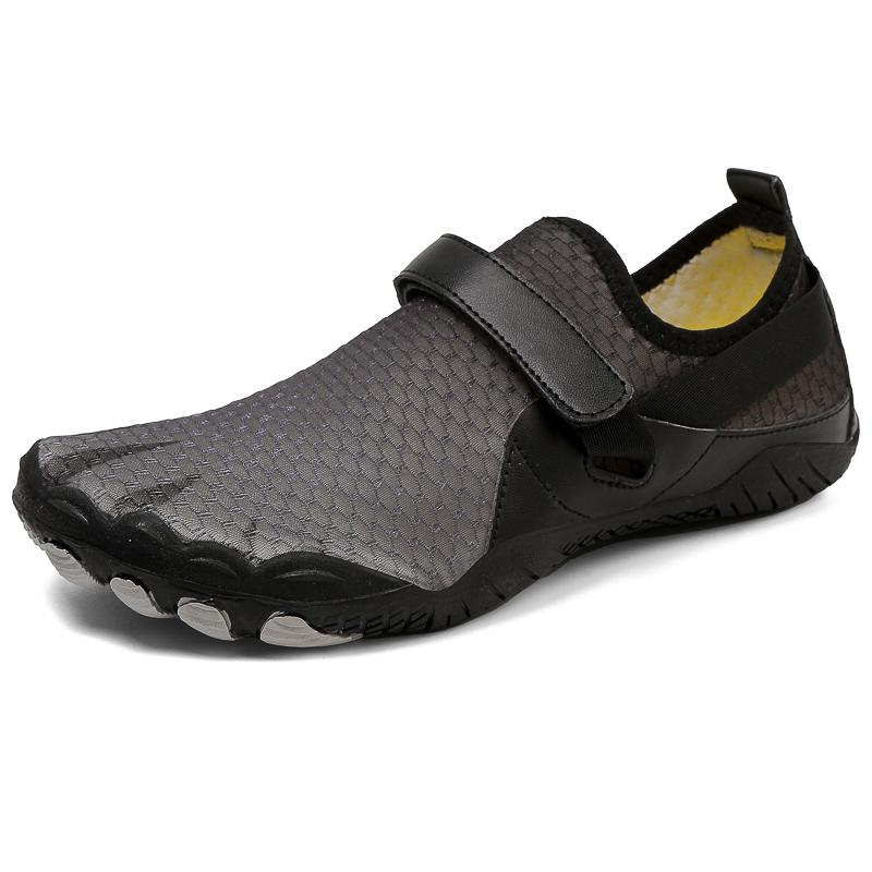 

Summer New Men s Outdoor Five-Finger Beach Shoes Women s Water Shoes Breathable Quick Dry Swimming Hiking Fitness Yoga Shoes 36 чёрный