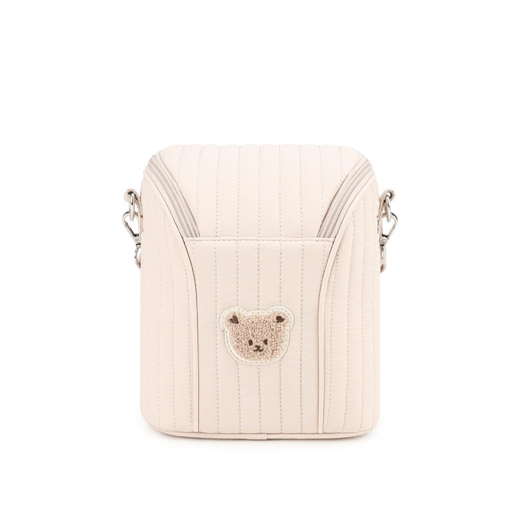 

Insulated Breast Pump Bag Bear Breastmilk Cooler Bag Cute Baby Bottle Bag for Daycare Outdoor хакі