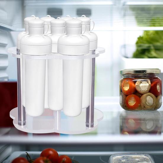 Flavor Cartridge Holder 7 Flavor Transparent Acrylic Storage Rack Flavor Cartridge Organizer for Cirkul Cartridges Kitchen Countertop Storage