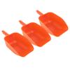 3pcs Plastic Feed Shovel Handheld Feeding Scoop Feed Ladle Portable Feeding Tool for Livestock