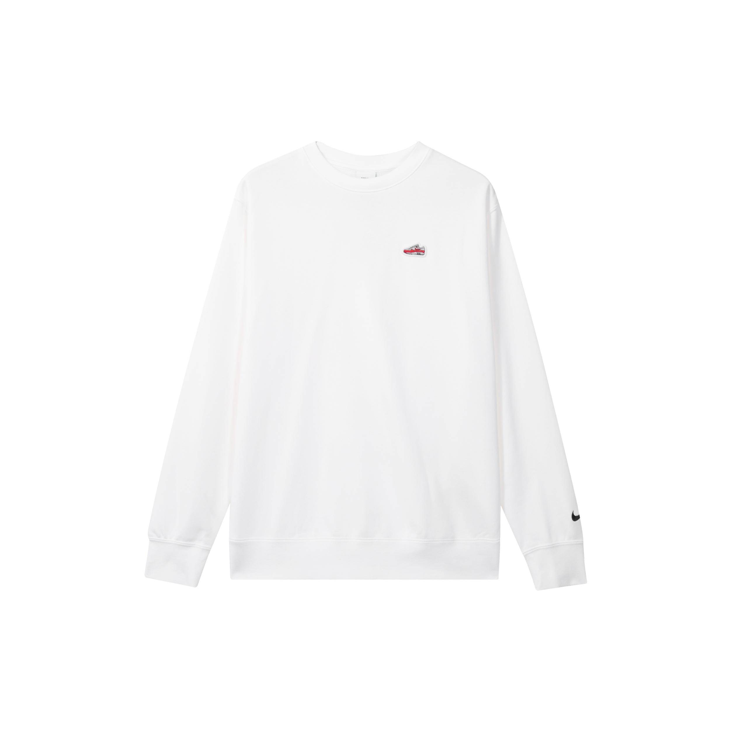 Nike Sportswear French Terry Crew-Neck Sweatshirt White Men s FZ5203-100 XXL