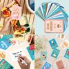 50Pcs English Birthday Cards With Cartoon Text And Writing Space For International Celebrations