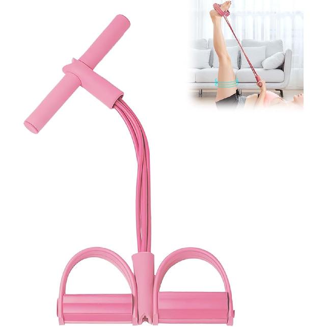 Fitness Resistance Band Foot Pedal Abdominal Exercise Auxiliary Thin Belly Leg Fitness Home Gym Equipment Women Six Rope Stretch 3