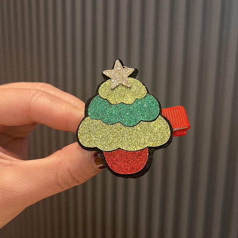 Christmas Hair Clips for Kids: Cute Cartoon Side Clips for Baby and Little Girl Hair Accessories