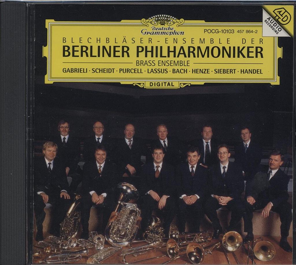 CD BERLIN BRASS ENSEMBLE - Handel: Admission to the Queen of S POCG10103 Japan Classical Used