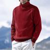 Men's Turtleneck Bottoming Shirt Thermal Long-sleeved Knitted Sweater Top