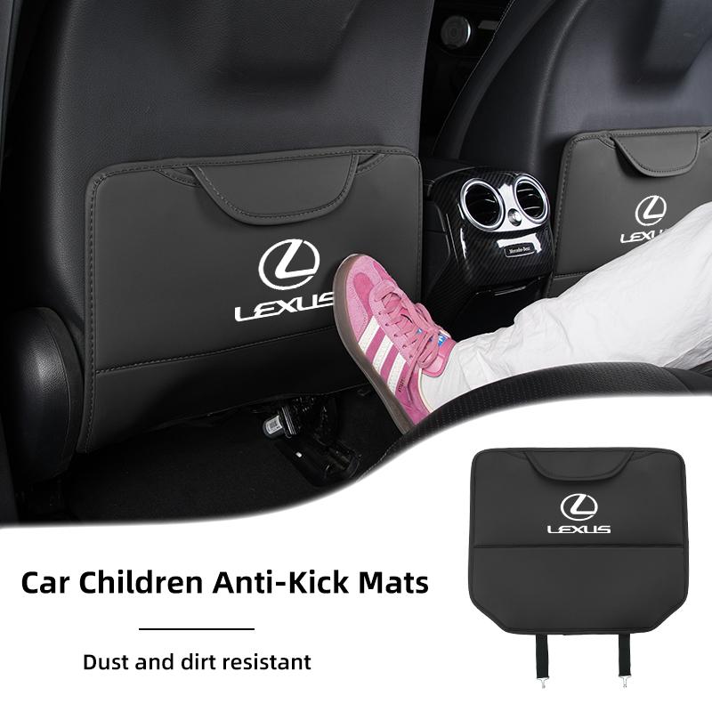 2026 Hot Interior Stickers Car Seat Anti-Kick Pad Seatback Storage Protector Cover Accessories For Lexus CT ES GS NX IS250 CT200