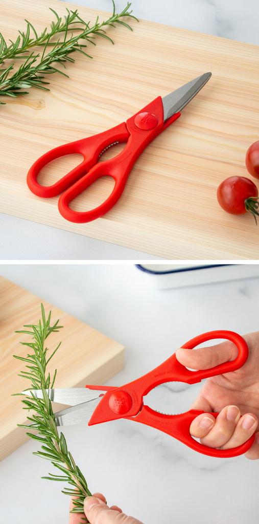Zwilling Twin Kitchen Scissors 43964-200 Stainless Steel Kitchen Shears Red Heavy Duty