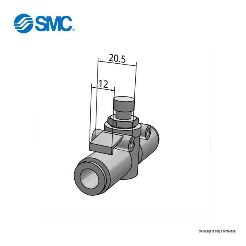 SMC AS Series Speed Control Valve with Quick Connector
