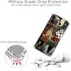 Halloween Aesthetic Case Compatible with iPhone 14 Pro Max, Hippie Ghosts Spooky Pumpkins Phone Case for iPhone 14 Pro Max, Trendy Cool TPU Bumper