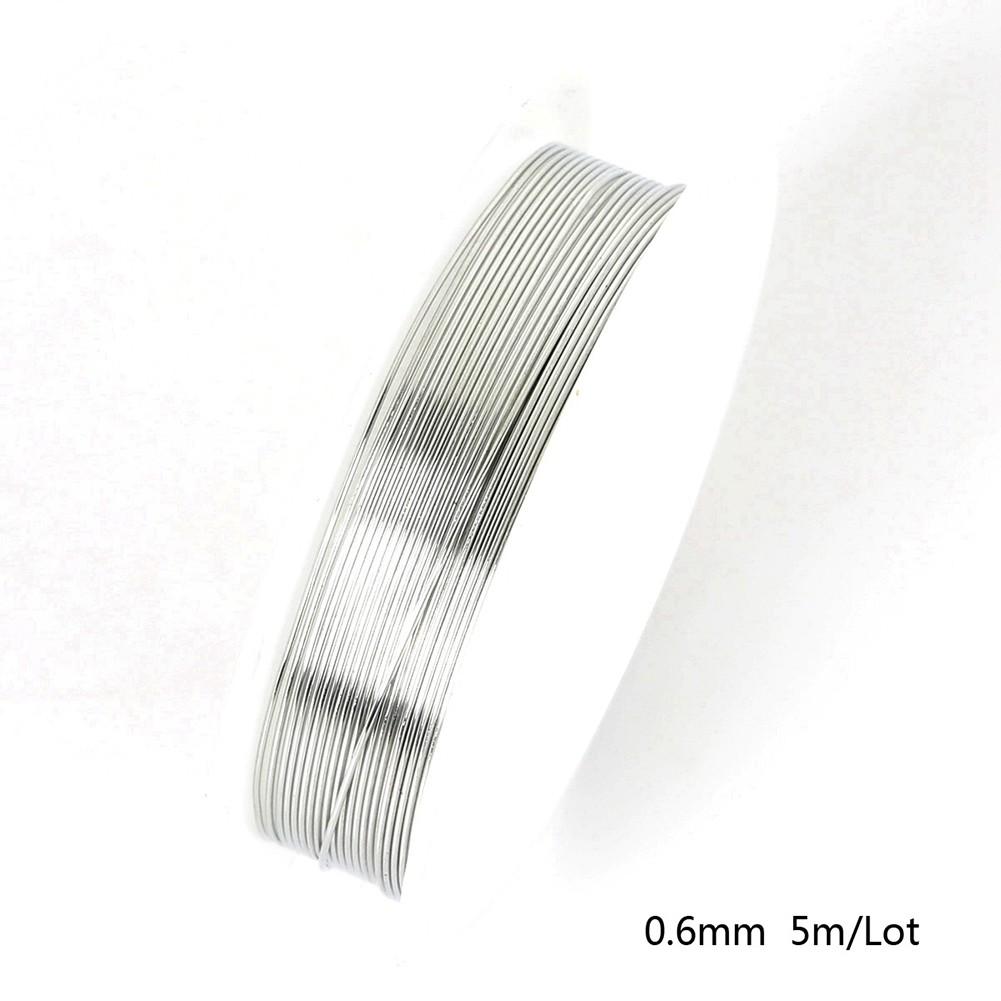 Веревка DIY Ремесло Ювелирная Веревка Аксессуары Серебряный Сплав 0.6mm