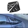 Carbon Fiber Rear Window Shuttler Louver Cover Trim For Honda Accord 2023 2024