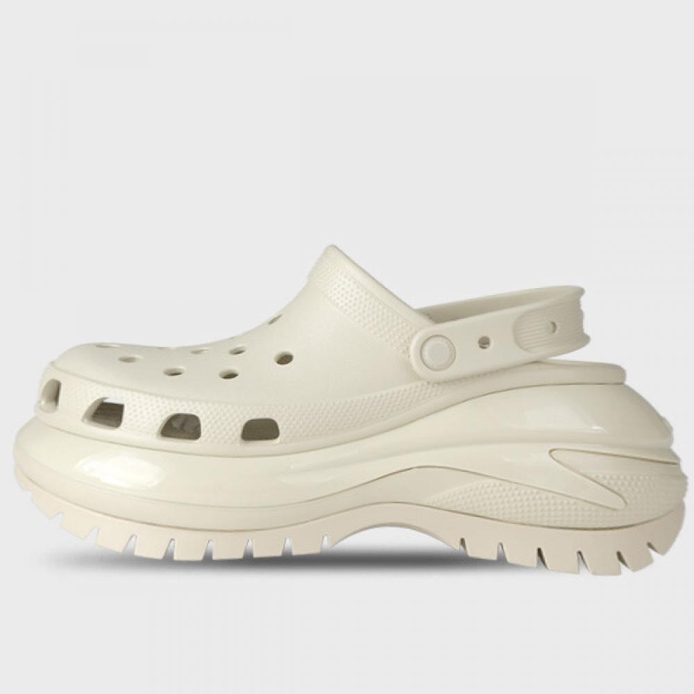 Crocs Mega Crush Clog Platform Bone 207988 2y2