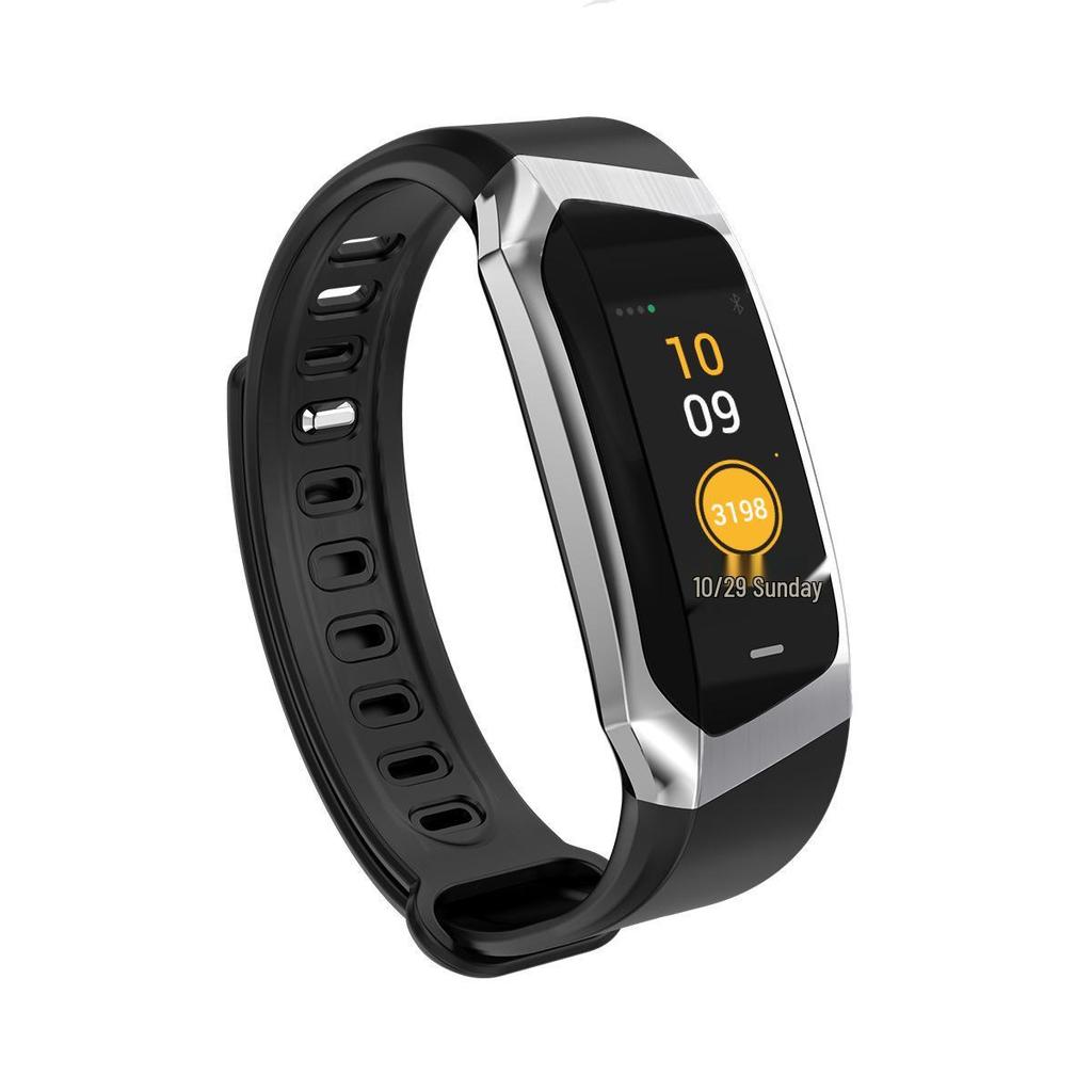E18 Smart Waterproof Sports Bracelet: Heart Rate, Pedometer & Blood Pressure Monitor for Adults & Children.