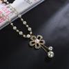 1Pcs Vintage Pearl Chain Elegant Temperament Sweater Chain  Women's Jewelry Accessories