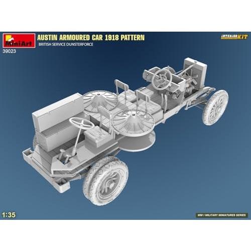 Miniart 1/35 British Austin Armoured Car 1918 Dunsterforce Interior Kit Plastic Model Kit MA39023