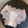 Romantic High-Slit Lace Panties - Sexy, Low Waist for Women